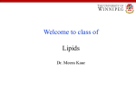 Lipids - University of Winnipeg
