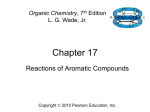 Reactions of Aromatic Compounds