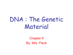 DNA : The Genetic Material