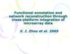 Functional annotation and network reconstruction through