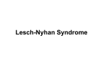 Lesch-Nyhan Syndrome