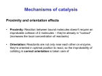 Mechanisms of catalysis