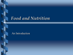 Food and Nutrition - Teesside University
