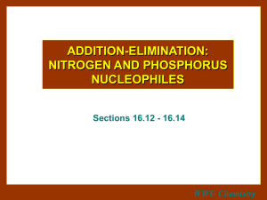 ALDEHYDES AND KETONES I. NUCLEOPHILIC ADDITION TO …