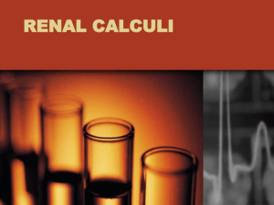 RENAL CALCULI