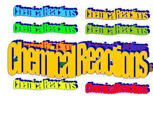 1 Types of Chemical Reactions