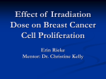 Effect of Irradiation Dose on Breast Cancer Cell Proliferation