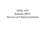 NFSC 470 Seminar MNT “Pre-Test”