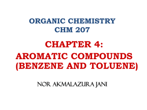 chapter 4 -aromatic compounds