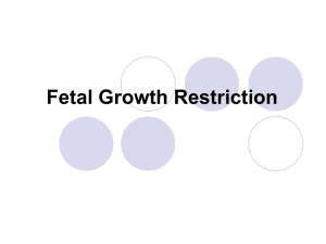 Causes of FGR