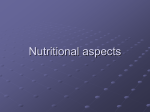 Nutritional aspects - Seafood Training Academy