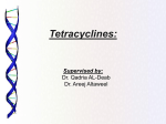 Tetracyclines: