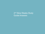 2nd Nine Weeks Study Guide Answers