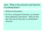 Carbohydrate Structure