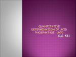 Quantitative determination of amylase (AMS)