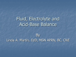 Fluid, Electrolyte and Acid