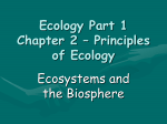 Chapter 2 - Principles of Ecology