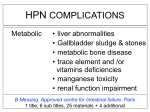 HPN - Complications