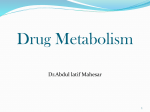 Drug metabolism2