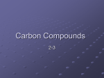 Carbon Compounds - Southgate Schools