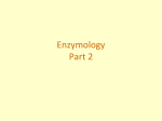 Enzymology Part 2