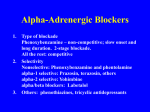 Alpha-Adrenergic Blockers