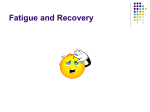 Fatigue and Recovery - rcs-pe
