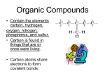 Organic Compounds