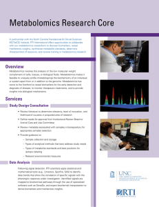 Metabolomics Research Core