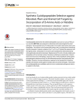 Synthetic Cyclolipopeptides Selective against Microbial, Plant and Animal Cell Targets by