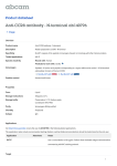 Anti-CCR8 antibody - N-terminal ab140796 Product datasheet 1 Image Overview