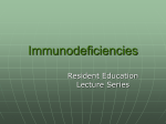 Immunodeficiencies