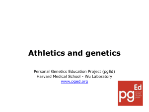 PowerPoint slides - Personal Genetics Education Project