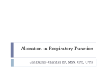 Alteration in Respiratory Function II