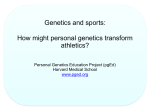 Do Now - Personal Genetics Education Project