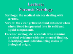 Forensic Serology Chapter 12