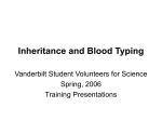 Genetics and Blood Typing - Awesome Science Teacher Resources