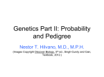 Probability and Pedigrees - Biology at Clermont College