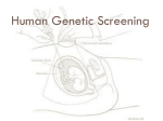 Human Genetic Screening