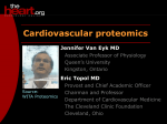 Cardiovascular proteomics