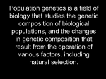 Lab #8 Pop genetics