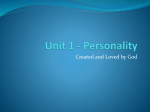 Unit 1 - Personality - St. Agnes Gr 7 Class Wiki