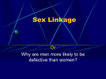 Sex linkage
