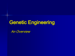 Genetic Engineering