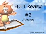 EOCT Review