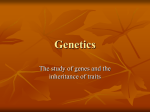 Genetics - World of Teaching