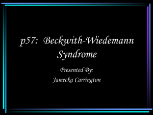 P57: Beckwith-Wiedemann Syndrome