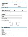 Oxford Inherited Eye Disease Referral Proforma for NGS Panel Testing