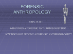 FORENSIC ANTHROPOLOGY - Bio-Guru