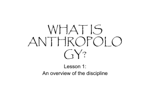 what is anthropology?